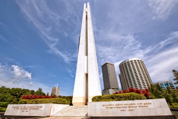 War memorial in memory of the civilian victims of the Japanese occupation of Singapore