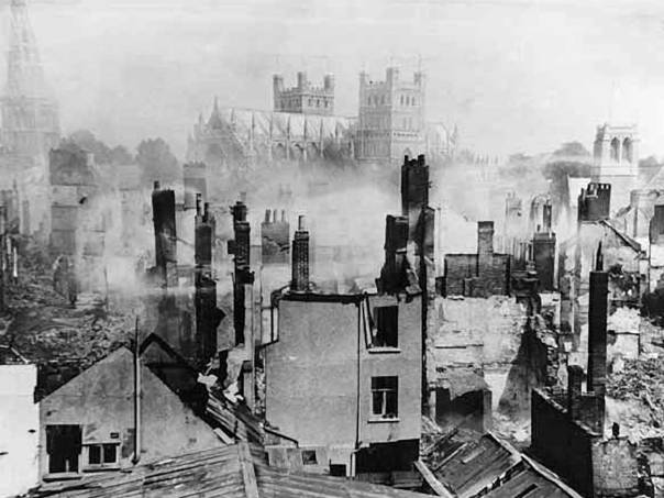 Exeter after the bombing